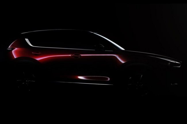 Компанией Mazda представлен новый тизер кроссовера Mazda CX-5